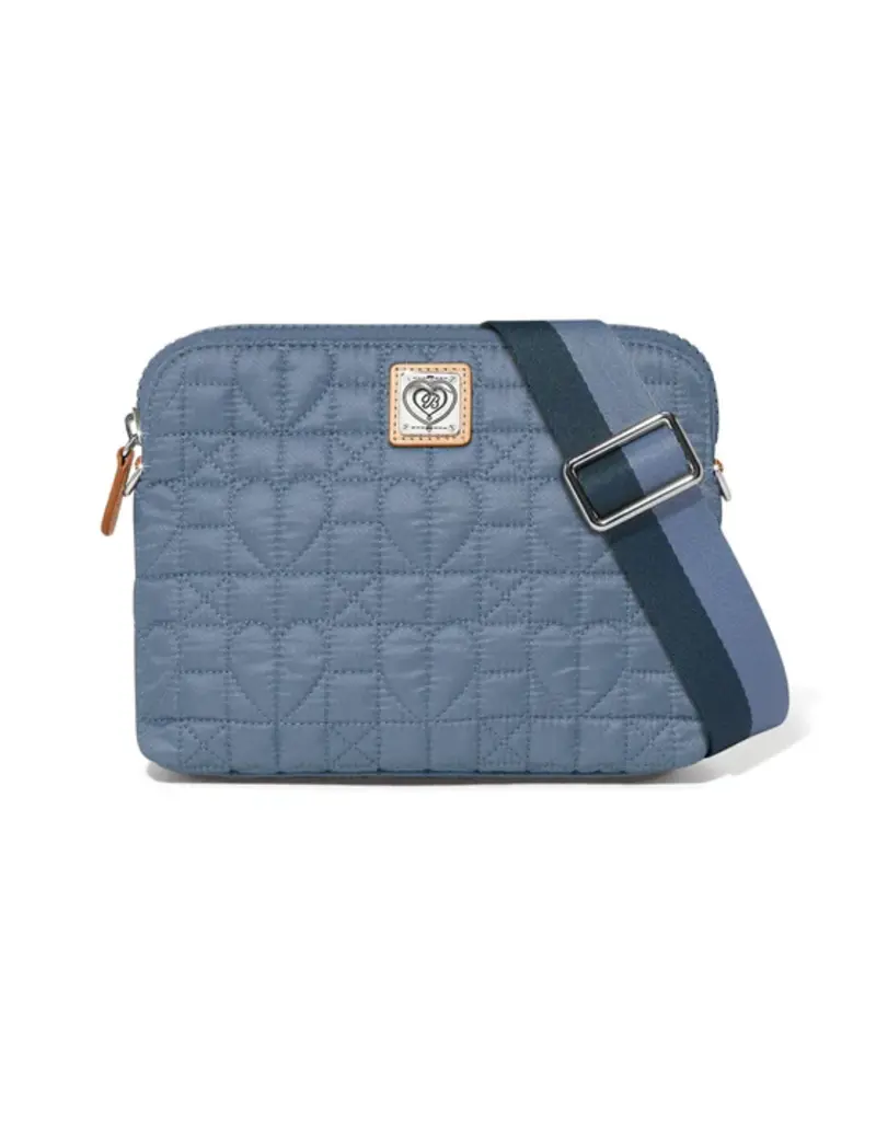 Arielle Small Crossbody in Powder Blue