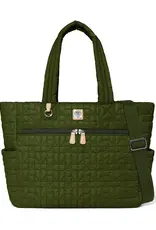 Amara Large Tote in Army Green