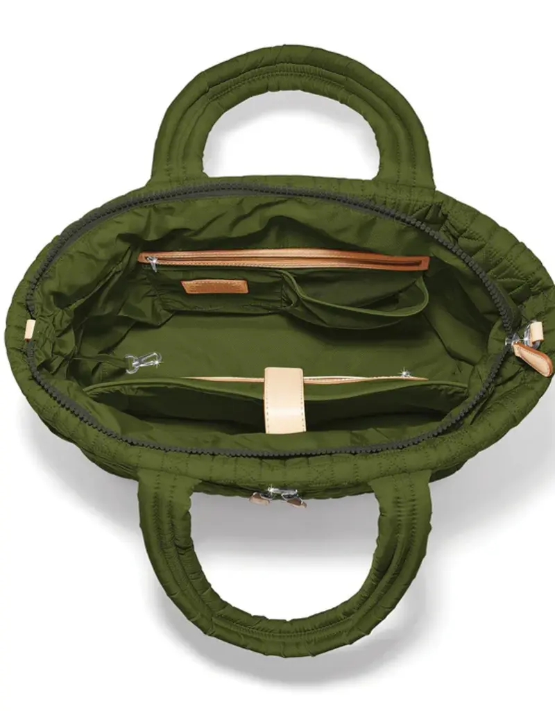 Amara Large Tote in Army Green