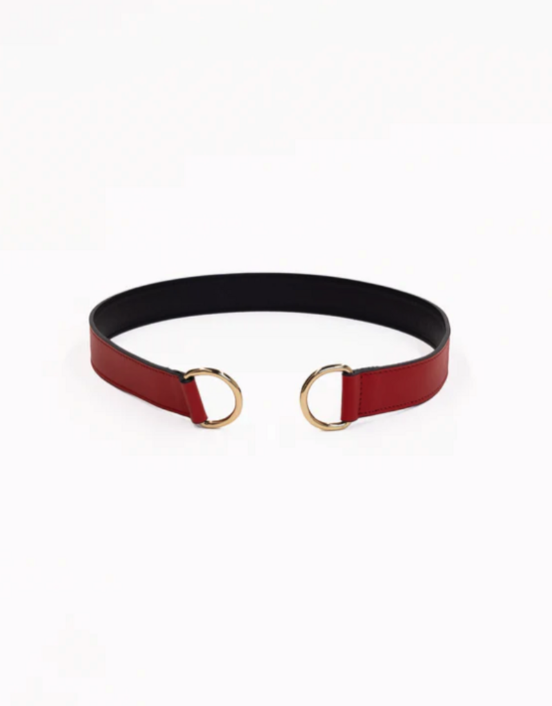 J.HOFFMAN'S Loop Skinny Scarf Belt- Reversible