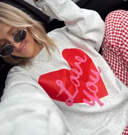 J.HOFFMAN'S Love You Sweatshirt