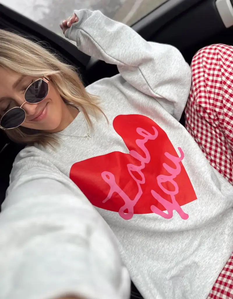 J.HOFFMAN'S Love You Sweatshirt