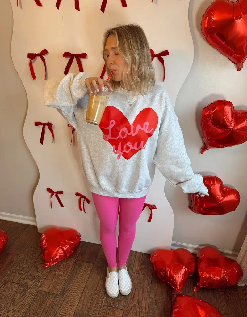 J.HOFFMAN'S Love You Sweatshirt