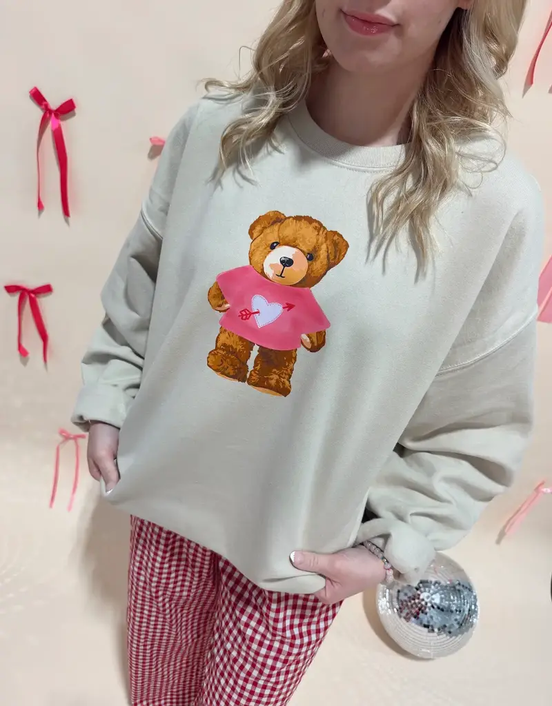 J.HOFFMAN'S Valentine Teddy Sweatshirt