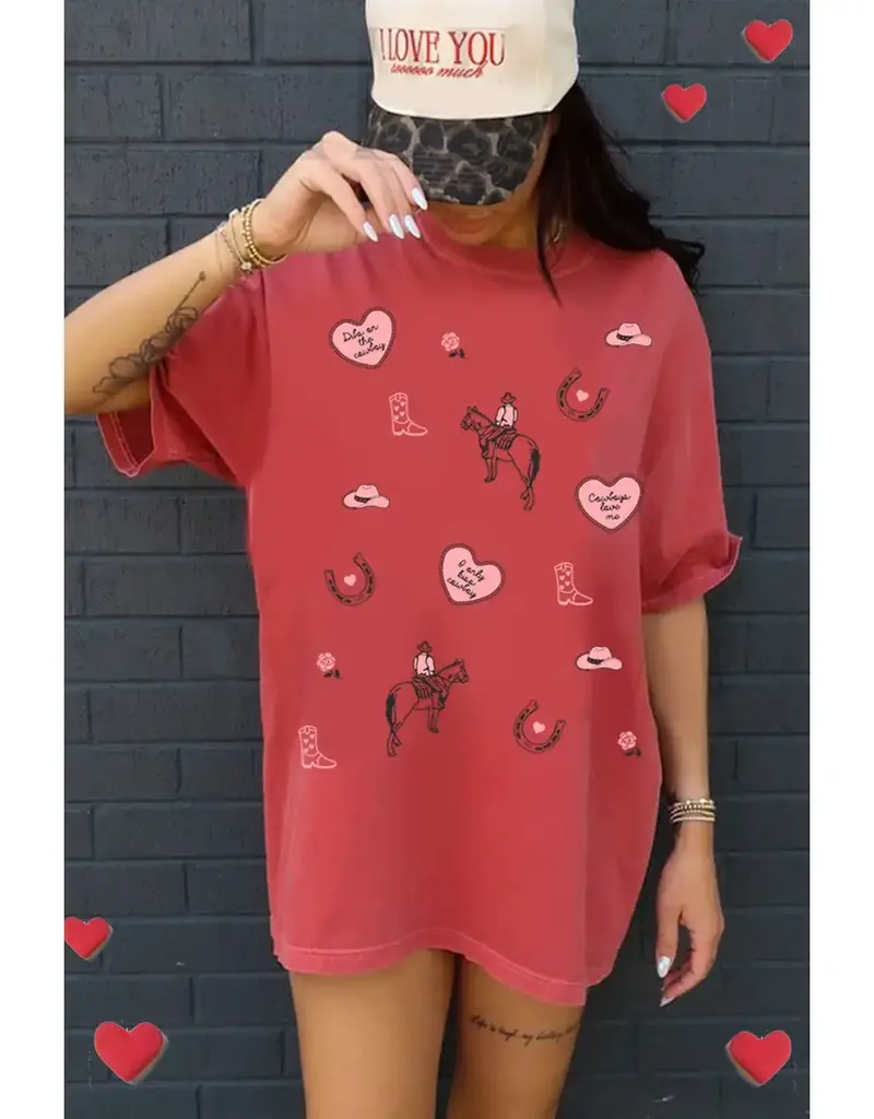 J.HOFFMAN'S Cowboys Have My Heart Tee