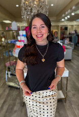 J.HOFFMAN'S Soul Ties Top- Black