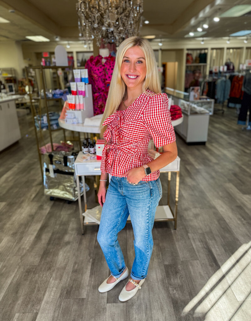 J.HOFFMAN'S Darling Top- Red