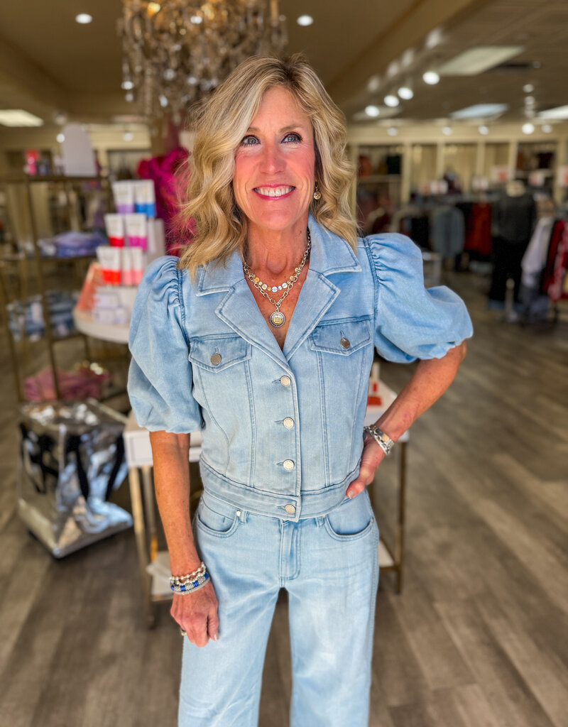 J.HOFFMAN'S Mena Jacket- Denim