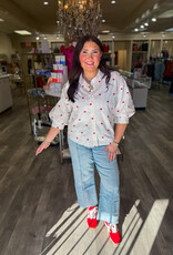 J.HOFFMAN'S Sweethearts Top- White