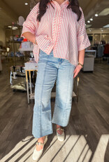 J.HOFFMAN'S Pleaser HiRise Wide Leg- Cupid