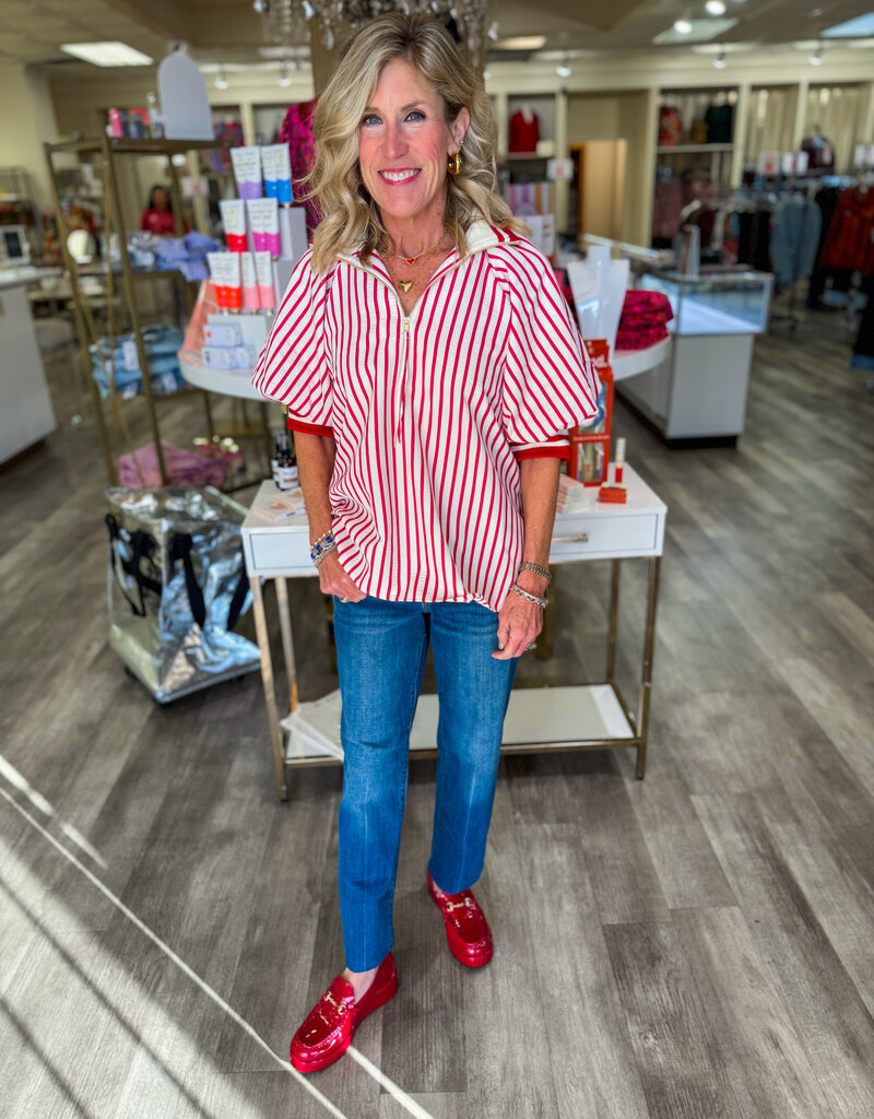 J.HOFFMAN'S Kennedy Crop Straight Leg- Newport