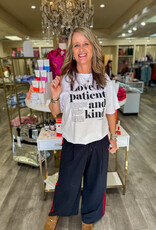 J.HOFFMAN'S Love is Patient Tee- White