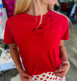 J.HOFFMAN'S Jet' Aime Tee- Red