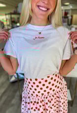 J.HOFFMAN'S Jet' Aime Tee- White