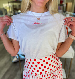 J.HOFFMAN'S Jet' Aime Tee- White