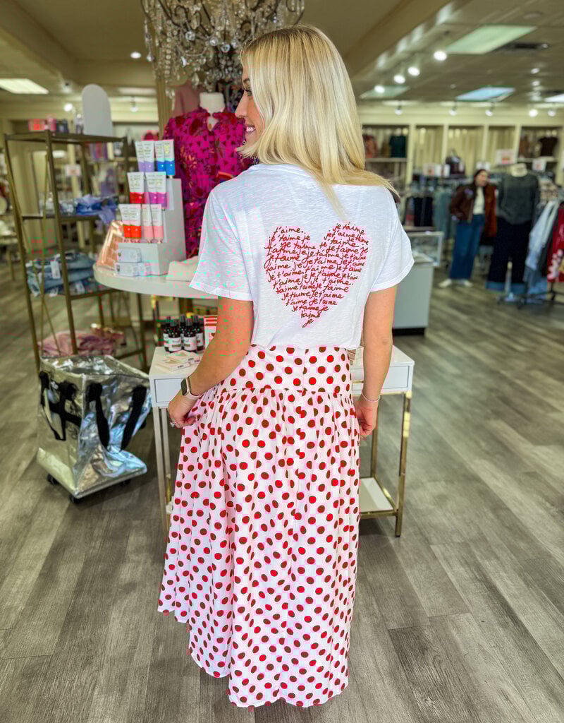 J.HOFFMAN'S Jet' Aime Tee- White