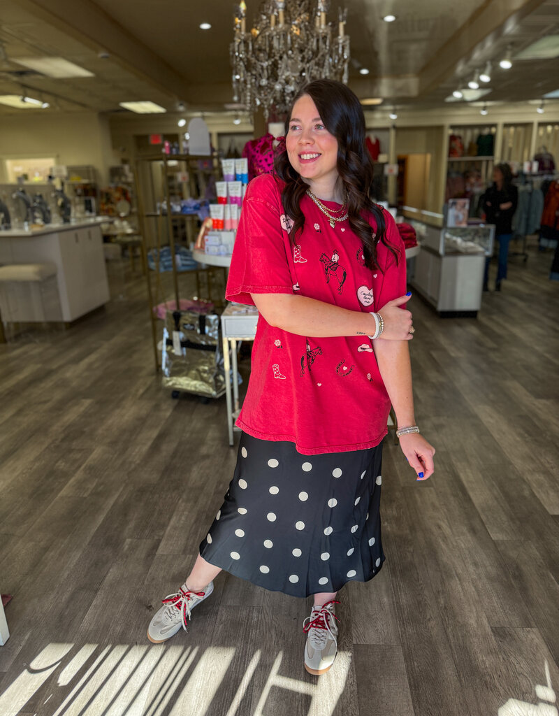 J.HOFFMAN'S Cowboys Have My Heart Tee