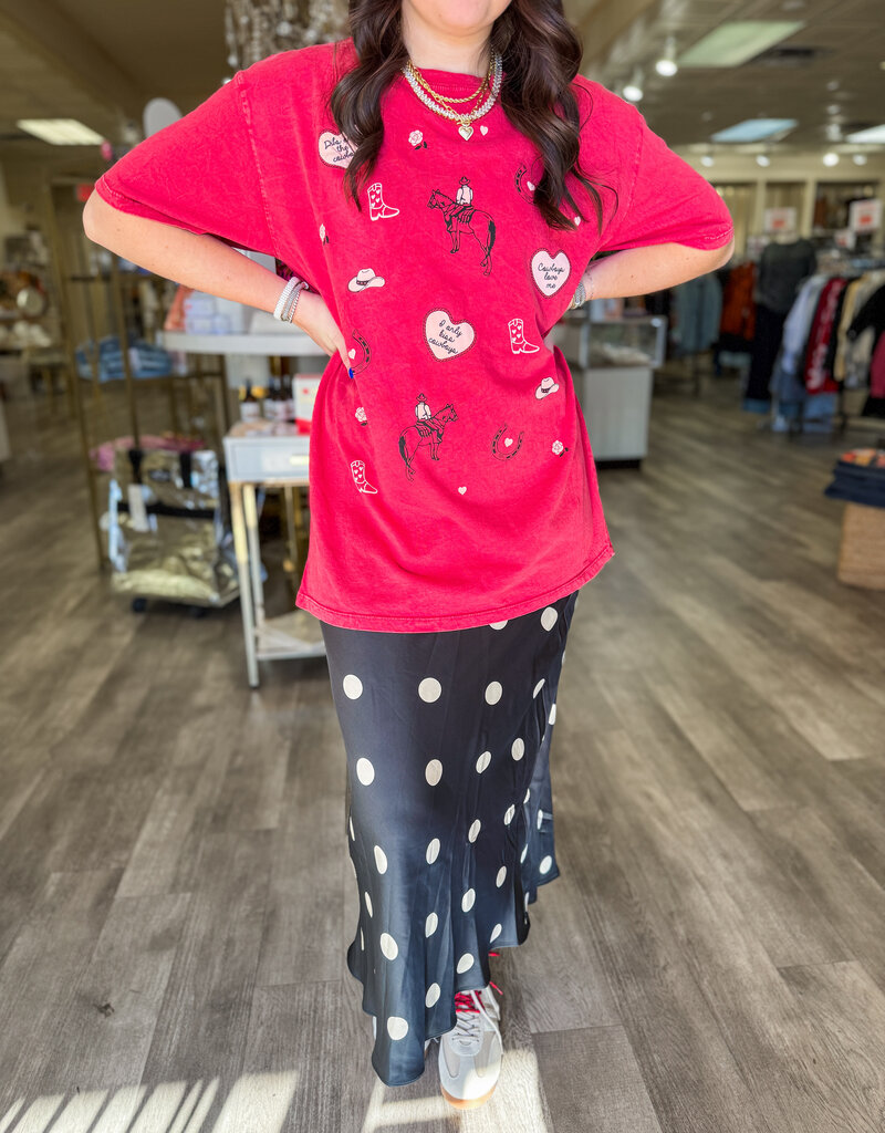 J.HOFFMAN'S Cowboys Have My Heart Tee