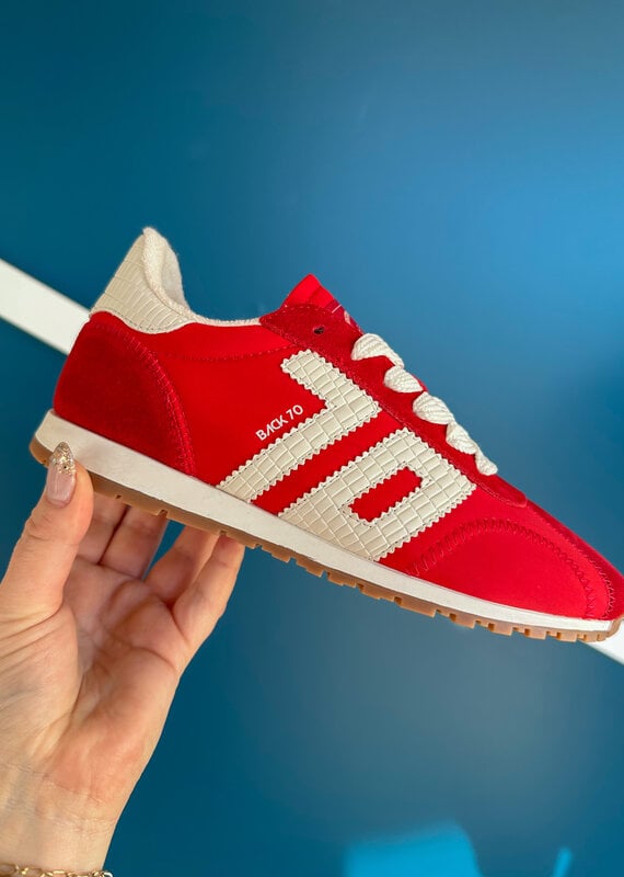 J.HOFFMAN'S Asian Sneaker- Red