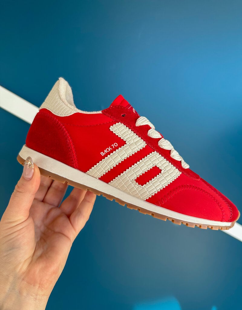 J.HOFFMAN'S Asian Sneaker- Red