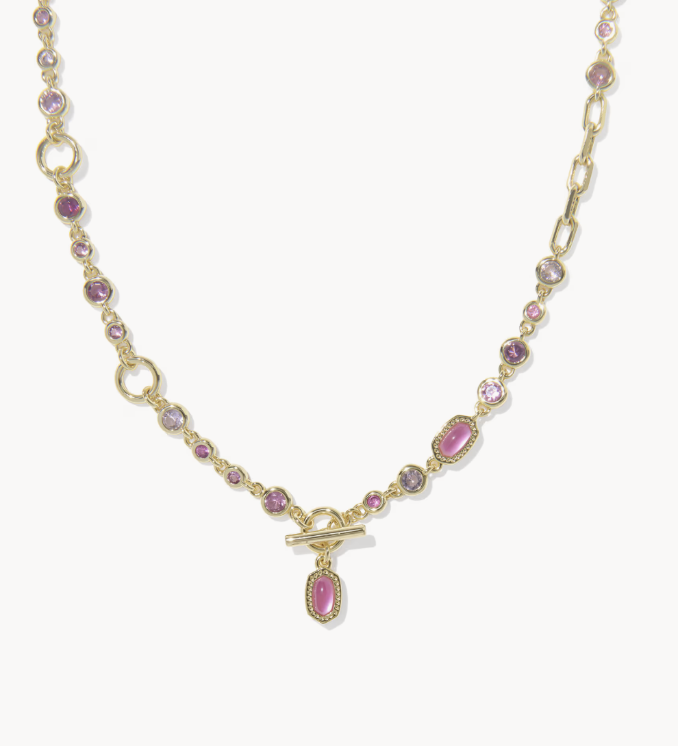 Newsweetspot ピンク　ネックレス Mini Elisa Abbie Strand Necklace - j.hoffman's