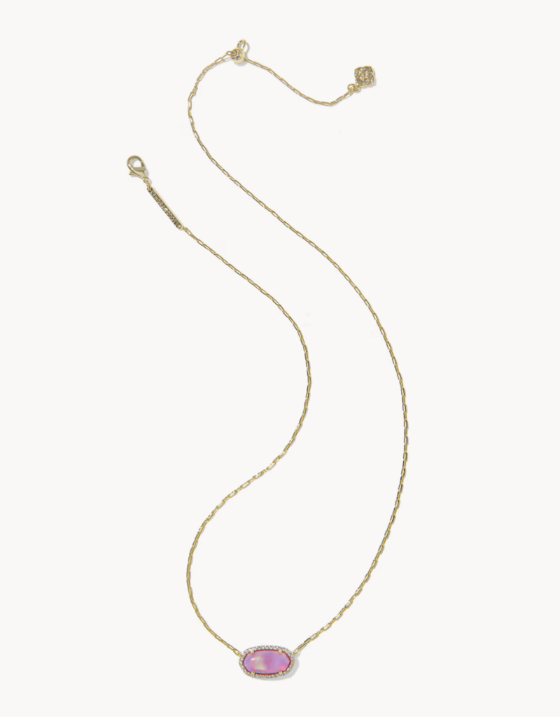 KENDRA SCOTT Elisa Pave Framed Necklace
