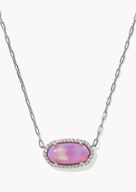 KENDRA SCOTT Elisa Pave Framed Necklace