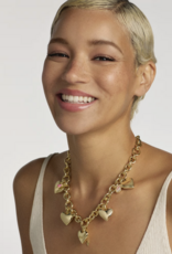 KENDRA SCOTT Jayna Statement Necklace - Ivory Mop