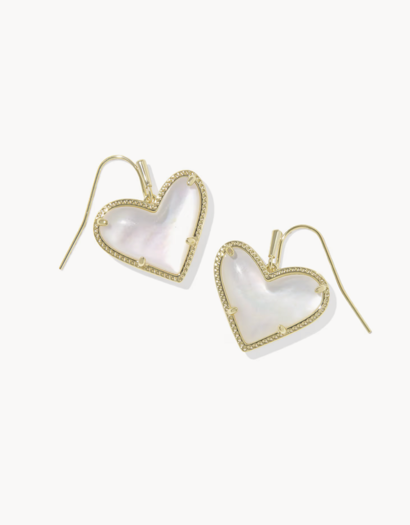 KENDRA SCOTT Ari Heart Statement Drop Earrings