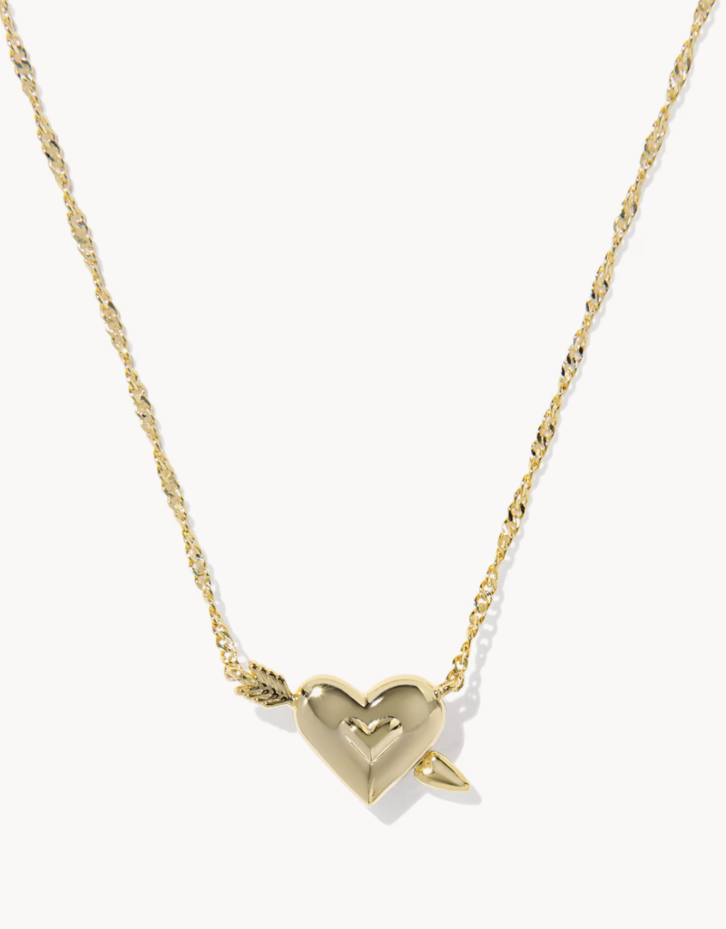 KENDRA SCOTT Ari Heart Arrow Necklace