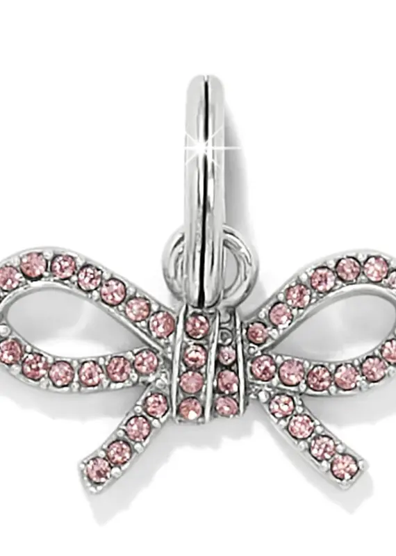 Illumina Bow Charm in Light Rose