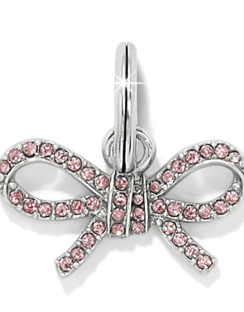 Illumina Bow Charm in Light Rose