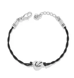 Interlok Single Knot Bracelet in Black