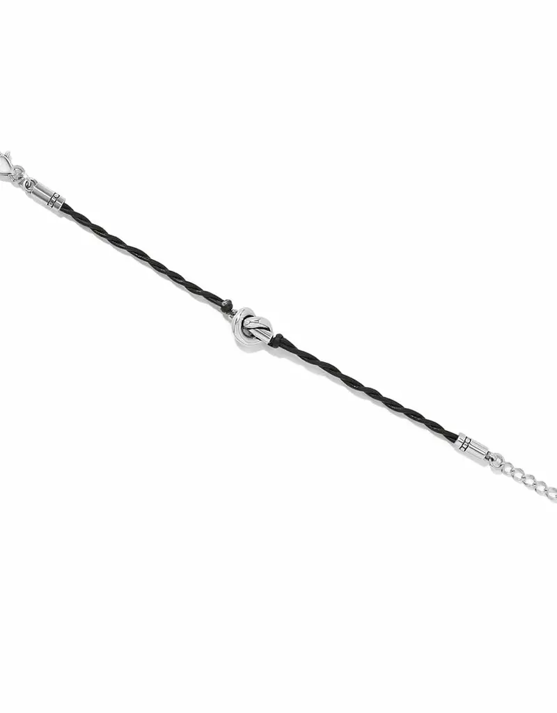 Interlok Single Knot Bracelet in Black