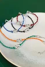 Interlok Single Knot Bracelet in Navy