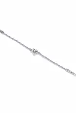 Interlok Single Knot Brcaelet in Light Lavendar