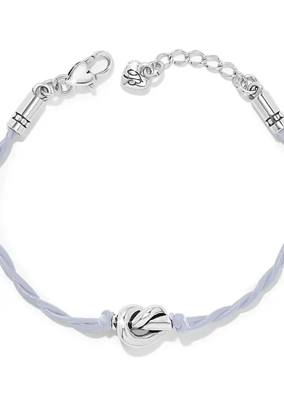 Interlok Single Knot Brcaelet in Light Lavendar