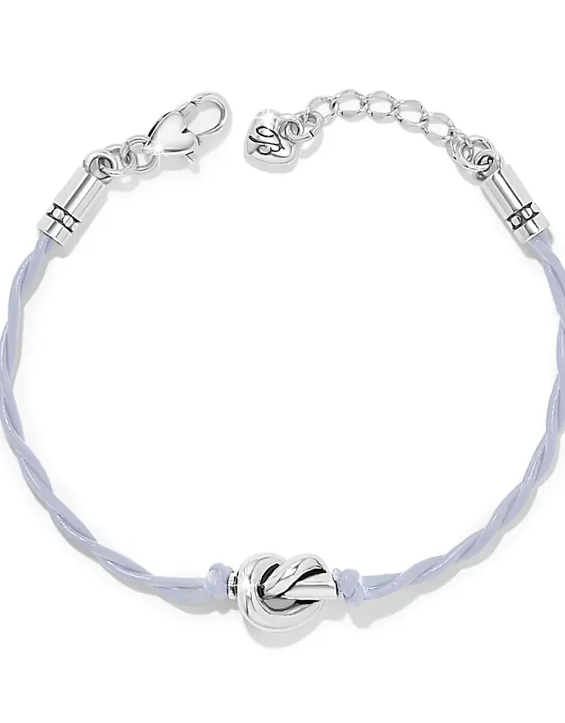 Interlok Single Knot Brcaelet in Light Lavendar