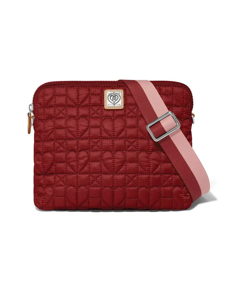 Alina Medium Crossbody in Garnet