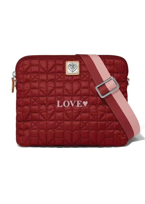 Alina Medium Crossbody in Garnet