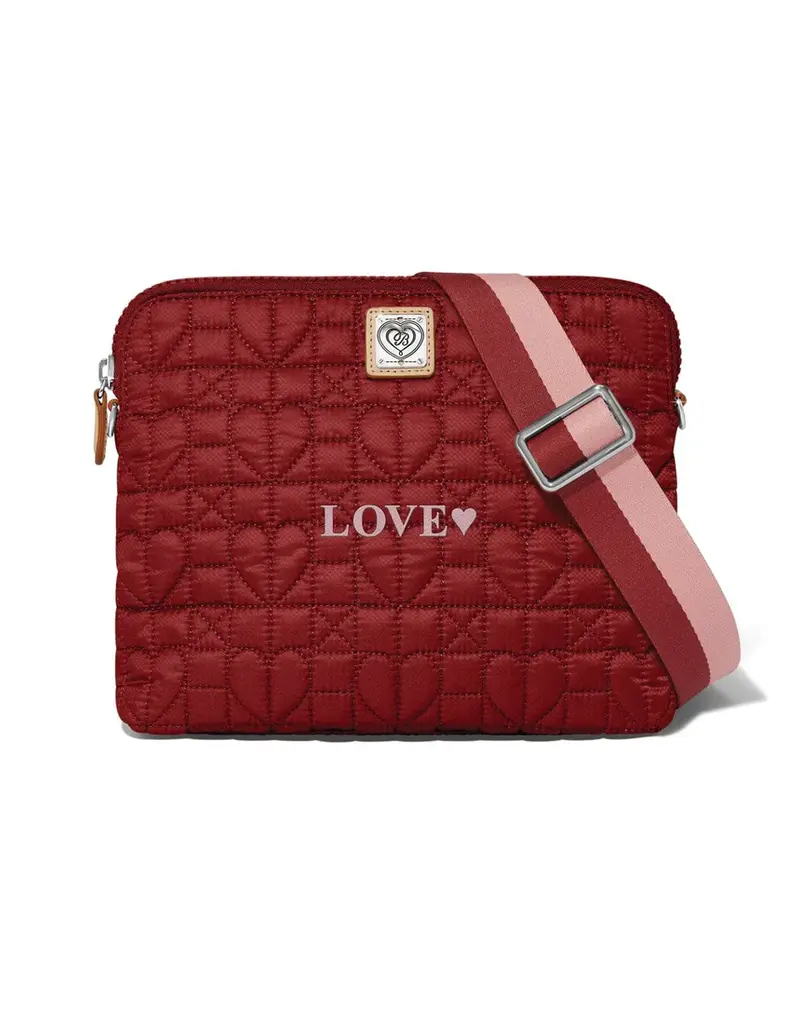 Alina Medium Crossbody in Garnet