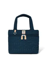 Adrienne Small Tote in Navy