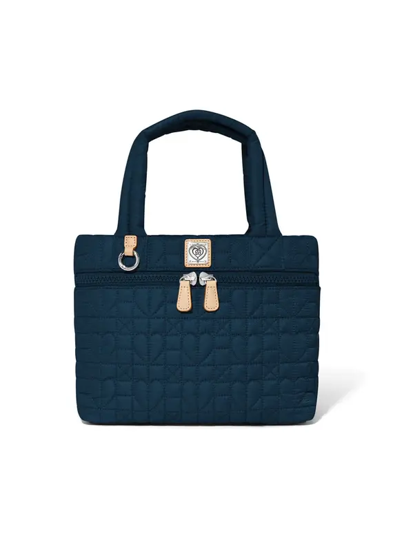 Adrienne Small Tote in Navy