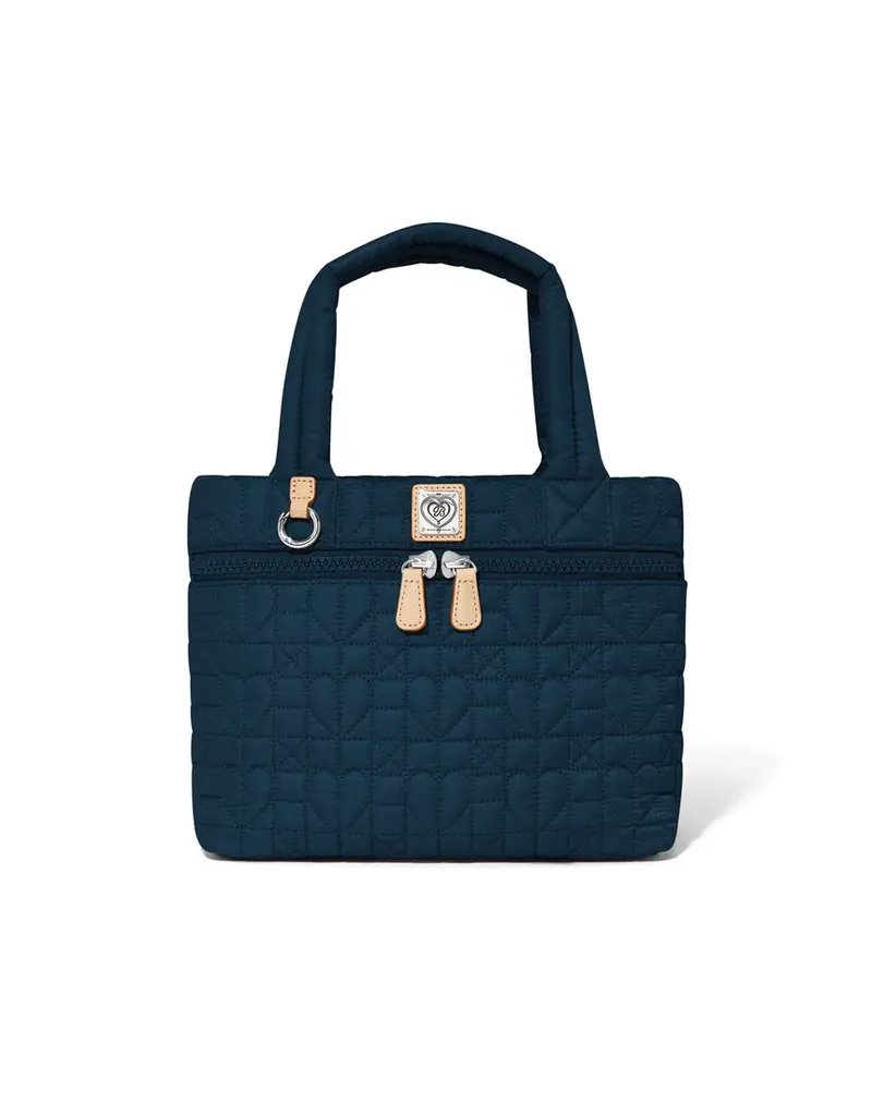 Adrienne Small Tote in Navy
