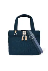 Adrienne Small Tote in Navy