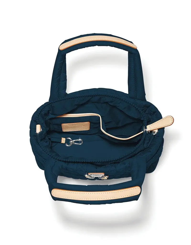Adrienne Small Tote in Navy