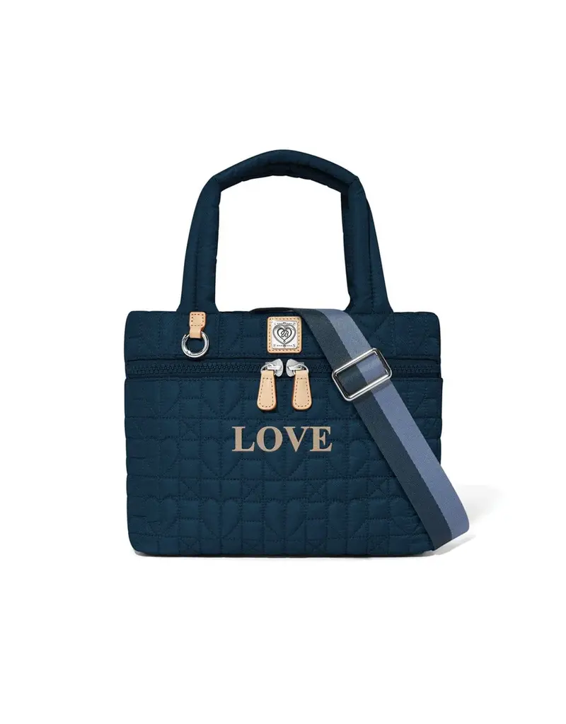 Adrienne Small Tote in Navy