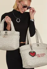 Adrienne Small Tote in Buff