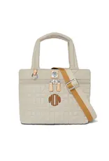 Adrienne Small Tote in Buff