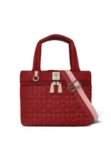 Adrienne Small Tote in Garnet